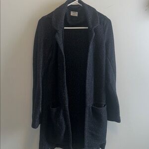 Ardene Charcoal Textured Knit Cardigan